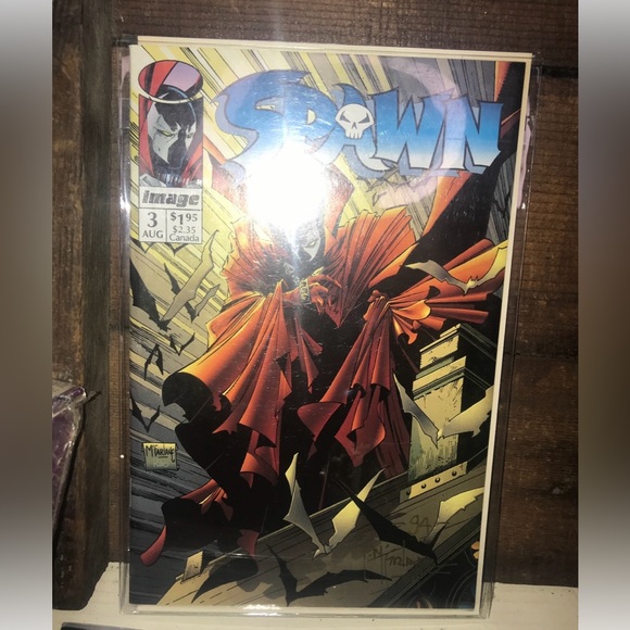 Spawn #3 comic autographed signed by todd McFarlane used - Picture 2 of 6